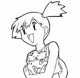 Coloring Pages Misty Togepi Pokemon Togetic Getdrawings Getcolorings Template Printable Print sketch template