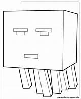 Minecraft Coloring Pages Ghast Craft Mine Printable Scribblefun Cartoon Print Mobs Nether Cute Color Ghasts Kids Drawing sketch template