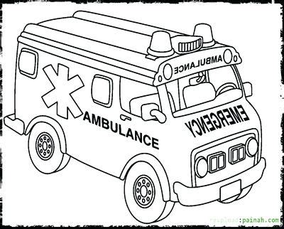 emergency coloring pages  getdrawings