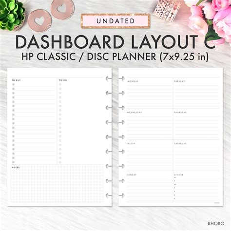 happy planner dashboard layout printable printable world holiday