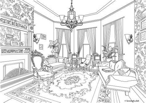 coloring pages  rooms   house walkertemason