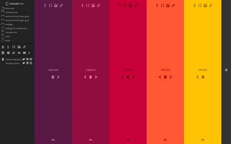 meilleurs generateurs de palette de couleur codes couleur html