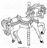 Coloring Pages Carousel Horse Drawing Horses Printable Sheets Carousels Kids Carosel Colouring Pdf Book Clip Pole Adult Choose Board Ifttt sketch template