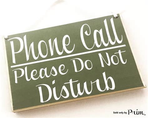 phone call    disturb office custom wood sign etsy