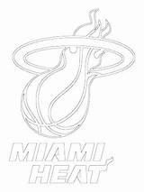 Miami Heat Coloring Pages Printable Getcolorings sketch template