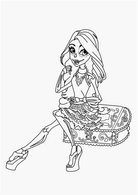 coloring pages monster high coloring pages   printable