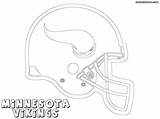 Vikings Minnesota Coloring sketch template