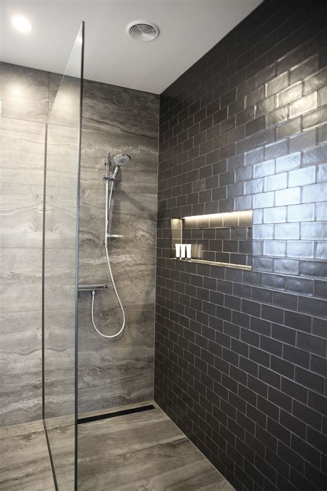 tiled shower wetroom project wetroom christchurch nz wet rooms