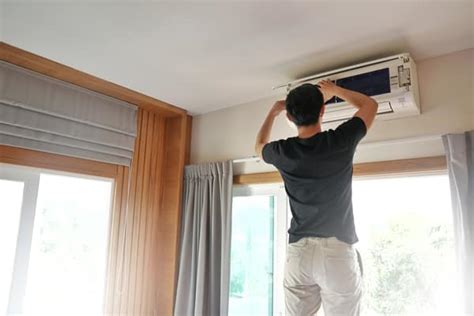 cleaning  window air conditioner merry maids