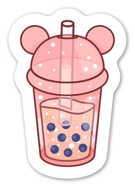 bubble tea individuel stickerapp shop