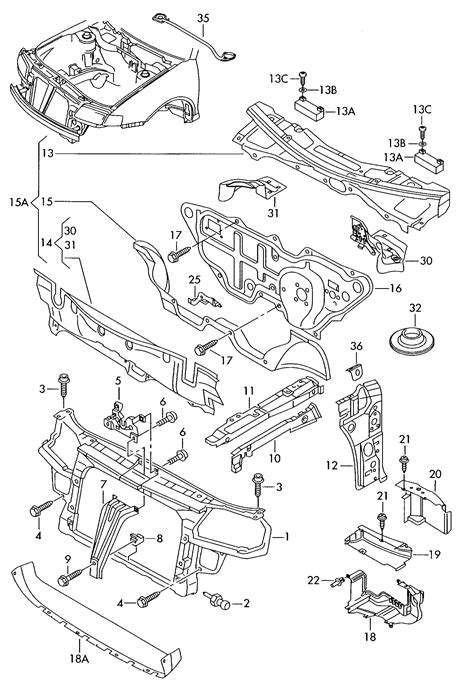 volkswagen jetta lock carrier  mounting  radiator  electric fan jm jim