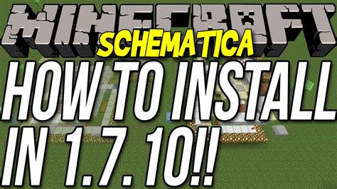 install schematica  minecraft  youtube