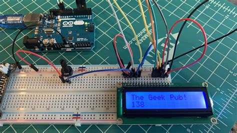 arduino lcd display wiring  geek pub
