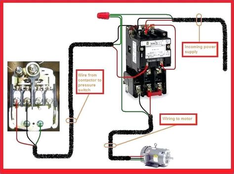 volt air compressor wiring diagram
