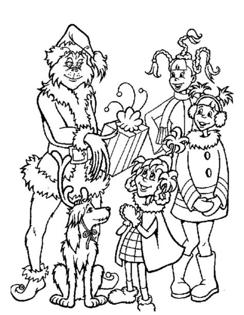 fun coloring pages  grinch  stole christmas coloring pages