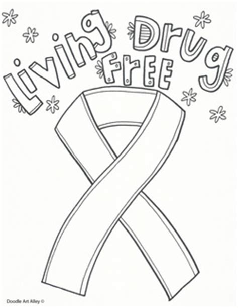 drug awareness week coloring pages