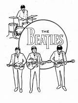Beatles Tudodesenhos Colorir sketch template