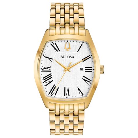 bulova womens classic ambassador stainless steel gold tone