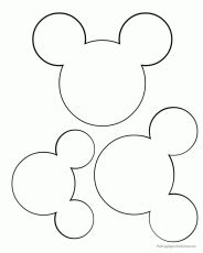 mickey mouse face coloring page coloring home
