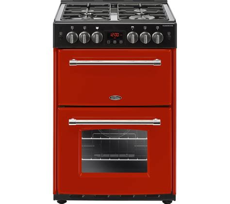 buy belling farmhouse  gas cooker jalapeno black  delivery currys