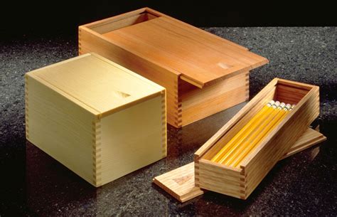 sliding lid boxes woodworking project woodsmith plans