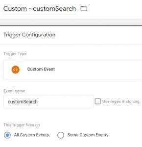 track site search  google analytics  ga  google tag manager