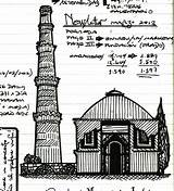 Minar Qutub Deviantart Sketch Stats Downloads Template sketch template