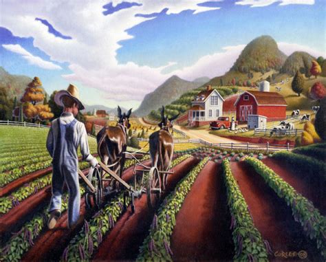 share  country farm landscape paintings norcross oil
