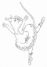 Coloring Ballerina Angelina Pages Printable Dance Print Ballet Colouring Book Sheets Souris Dessin Colorier Dancers Disney Birthday Petite Girls Para sketch template