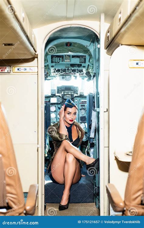 Profession Stewardess Air Hostess Female Flight Attendant Air