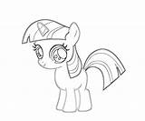 Coloring Twilight Sparkle Pony Little Pages Library Clipart sketch template