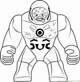 Coloring Darkseid Lego Pages Coloringpages101 sketch template