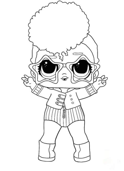 lol suprise doll splatters coloring pages lol surprise doll coloring