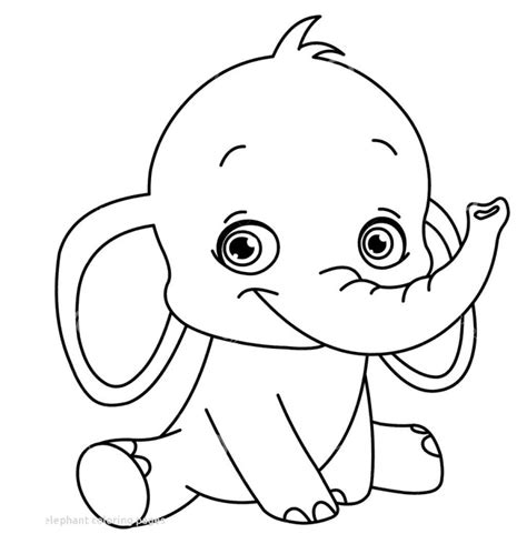 pretty photo  baby elephant coloring pages albanysinsanitycom