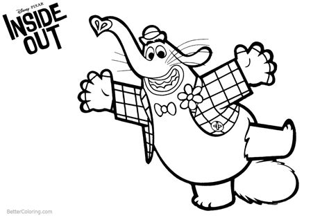 bing bong coloring pages clowncoloringpages