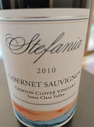 Image result for Stefania Cabernet Sauvignon Crimson Clover. Size: 137 x 185. Source: www.cellartracker.com
