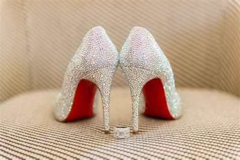 sparkling crystal high heels