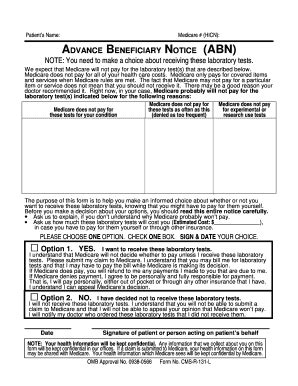 abn medicare form fill   sign printable  template airslate signnow