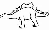 Stegosaurus Outline Coloring Printable Template Dinosaur Pages Cartoon Clip Clipartmag Clipart Drawings Designlooter sketch template