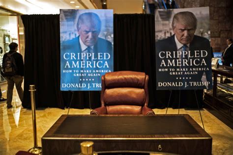 donald trump employs a scowl to help sell his new book first draft