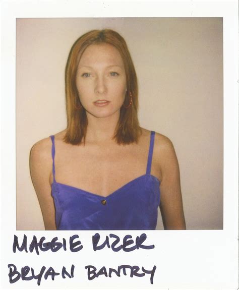 Maggie Rizers First Vogue Casting Polaroid Vogue