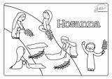 Hosanna sketch template