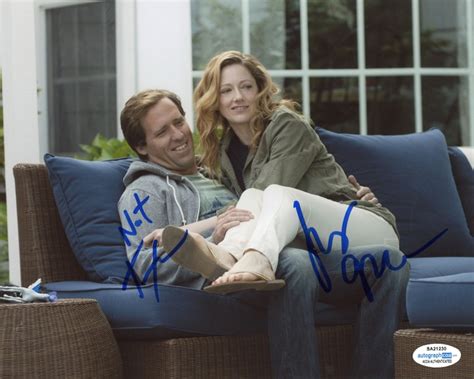 Nat Faxon And Judy Greer Married Autographs Signed 8x10