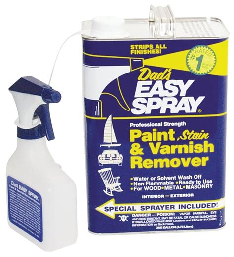 dads easy spray  paint  remover  gal bottle opaque liquid