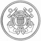 Uscg Seals Gaurd Insignia Coastguard Marines Coloringhome sketch template