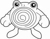 Pokemon Poliwhirl Pages Coloring Muk Koffing Lapras sketch template