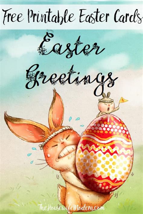 printable easter cards   adorable designs