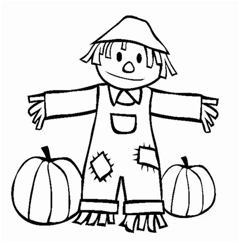 girl scarecrow coloring page  getcoloringscom  printable