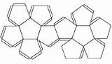 Dodecaedro Geometricas Armar Lados Cultura Bromo Propanoic Hydroxyphenyl Geométrica Desarrollos Constru Desde sketch template