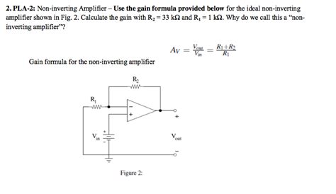 Non Inverting Amplifier Formula Images And Photos Finder